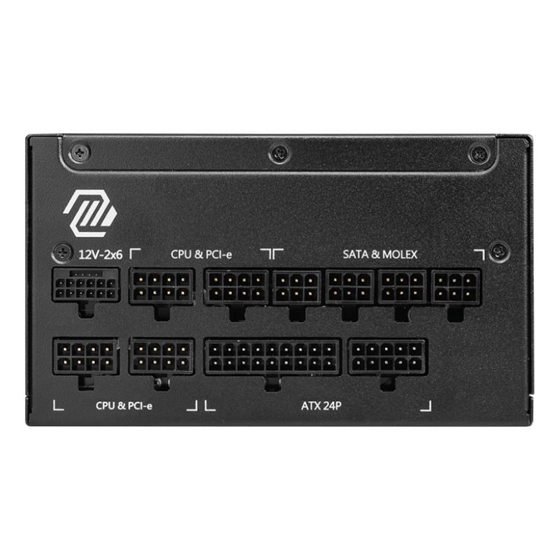 FUENTE DE PODER MSI 1250W/80 PLUS GOLD /NEGRO/ATX/MODULAR image 2